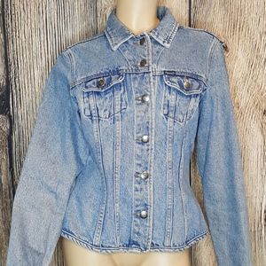 Faconnable Vintage 90s M Denim light Jean Jacket